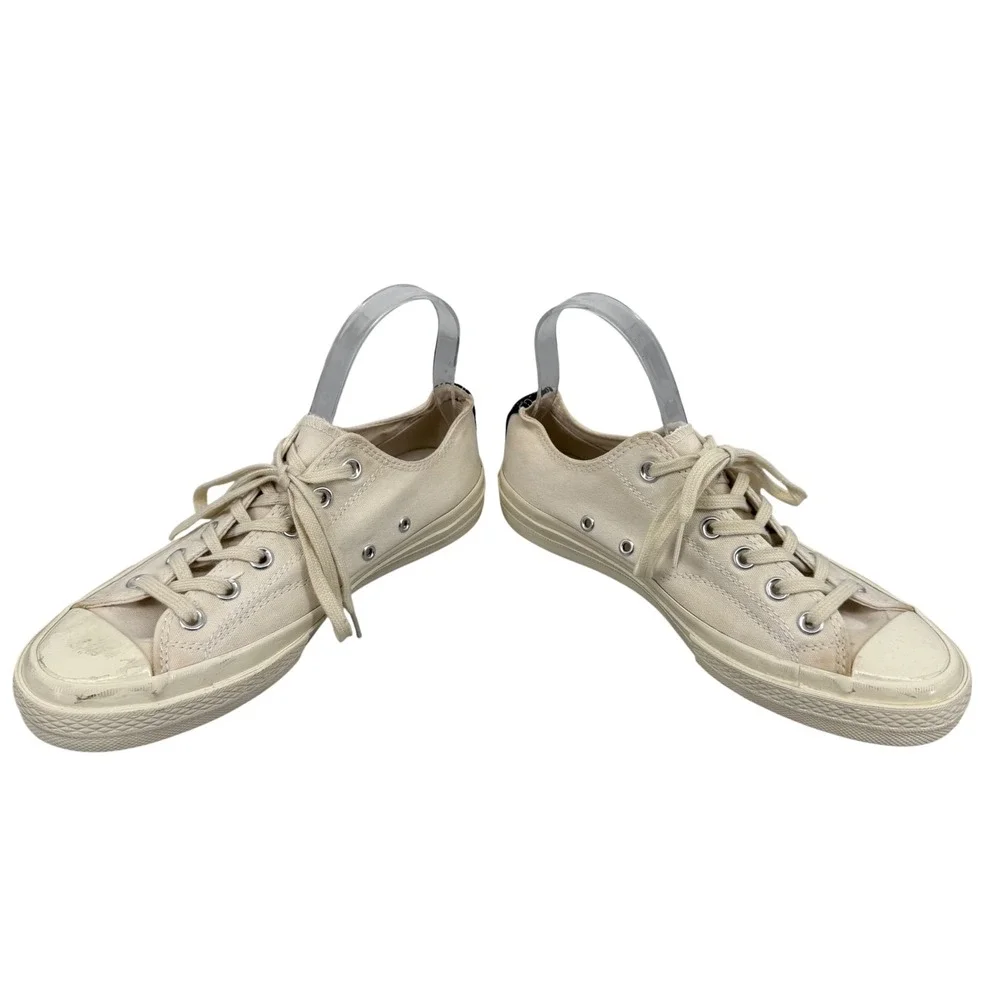 Comme des‎ Garçons PLAY x Converse Chuck 70 Low Cream Heart Sneakers Womens 7.5 - Picture 3 of 7